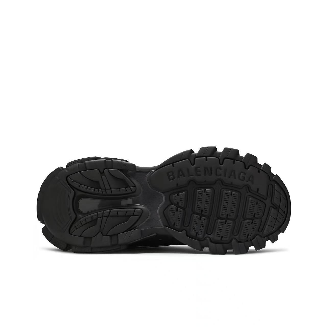 Balenciaga Track Low-Top Dad Sneakers – Men's Chunky Sole in Black and White
