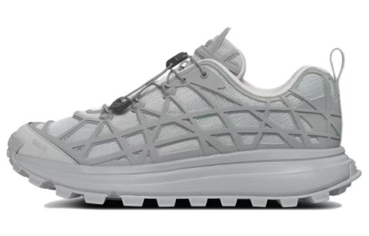 DIOR B31 Men’s Sneakers – Grey | Chunky Sole, Round-Toe, Lace-Up Low-Top