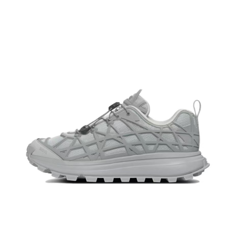 DIOR B31 Men’s Sneakers – Grey | Chunky Sole, Round-Toe, Lace-Up Low-Top