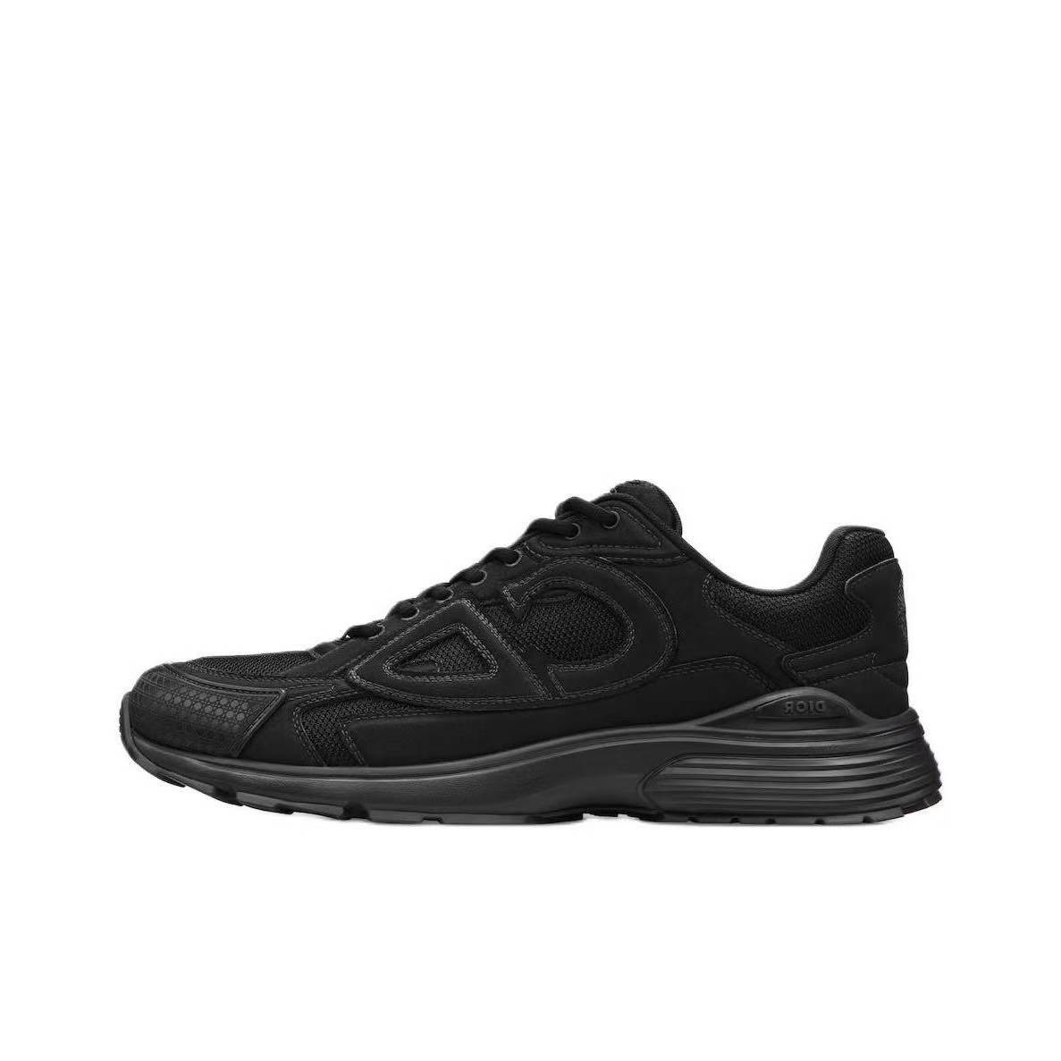 STONE ISLAND x DIOR B30 CD Low-Top Sneaker – Men's Casual, Black