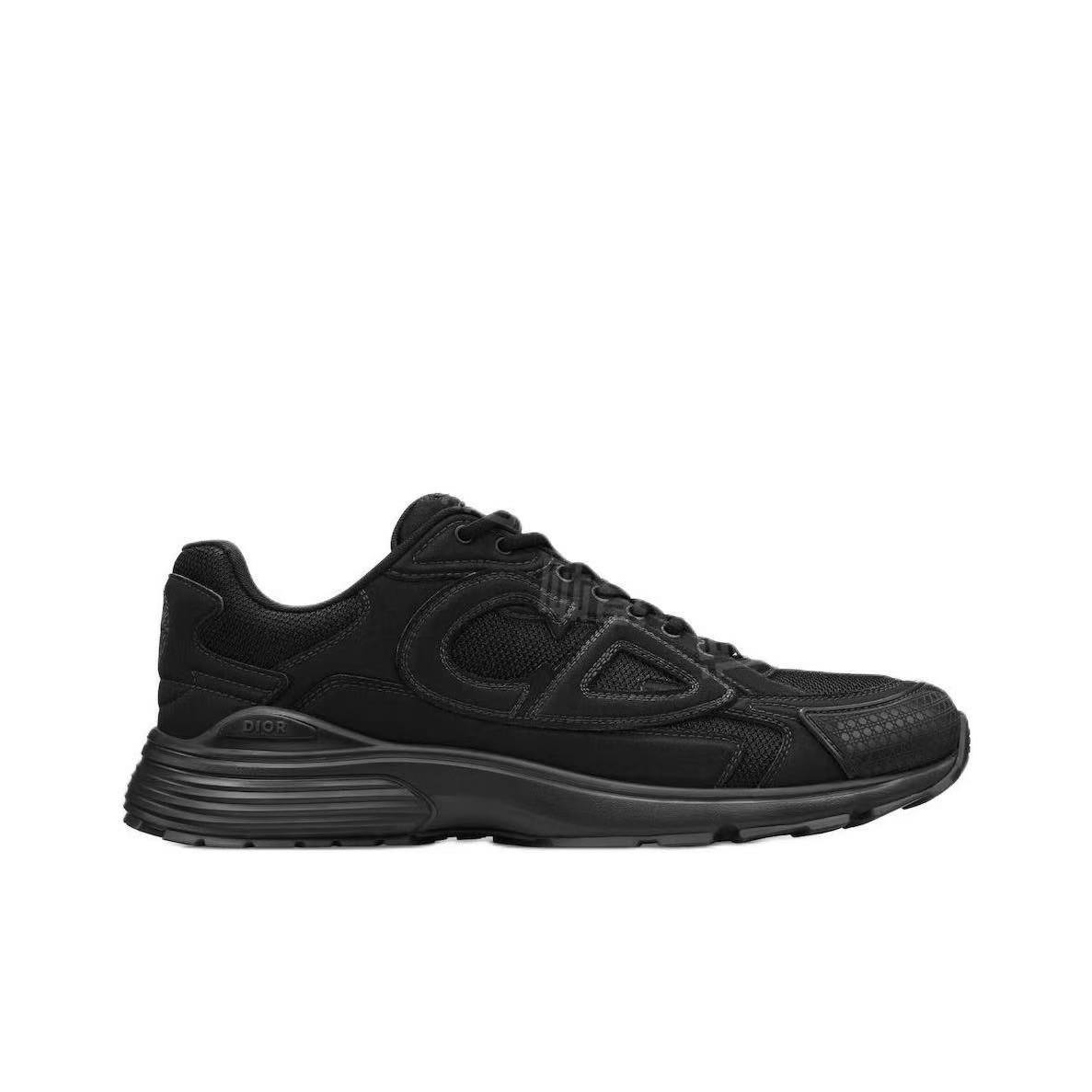 STONE ISLAND x DIOR B30 CD Low-Top Sneaker – Men's Casual, Black