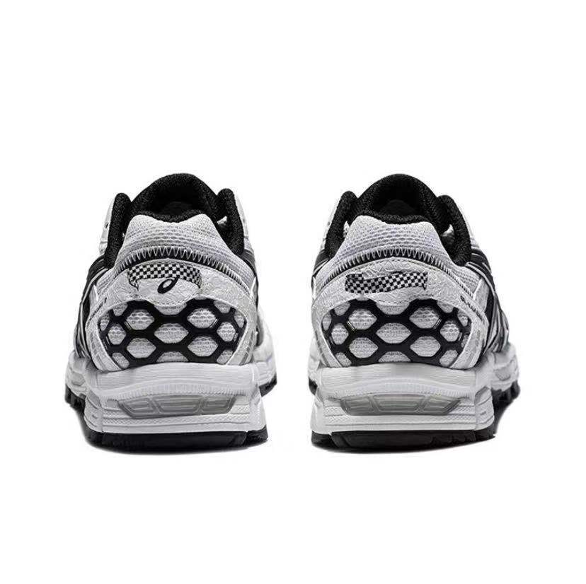 ASICS Gel-Kahana 8 Unisex Low-Top Trail Running Shoes – White & Black | Comfortable, Breathable & Durable with AHAR+ Outsole