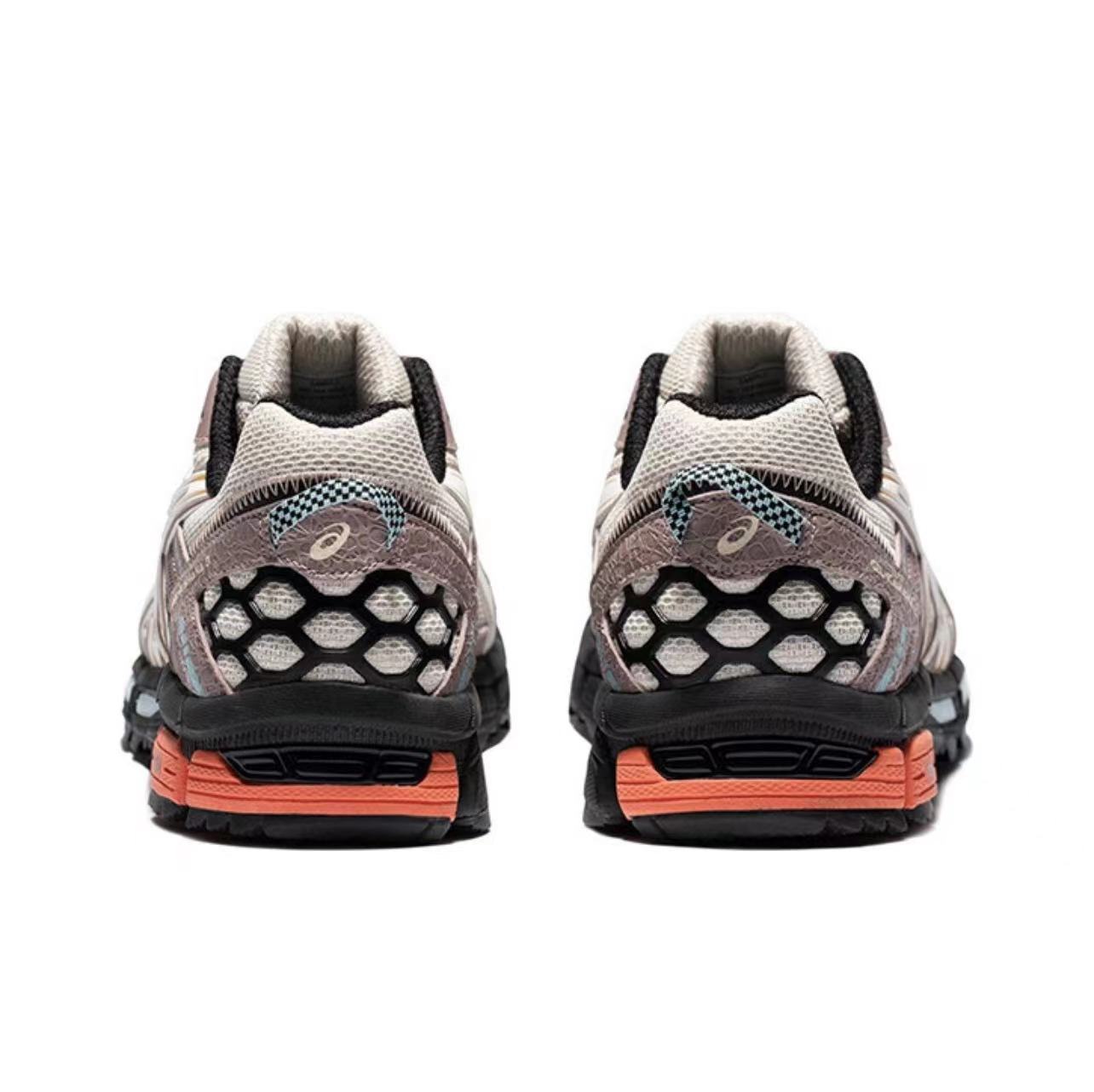 ASICS Gel-Kahana 8 Unisex Low-Top Trail Running Shoes – White & Gray | Comfortable, Breathable & Durable with AHAR+ Outsole