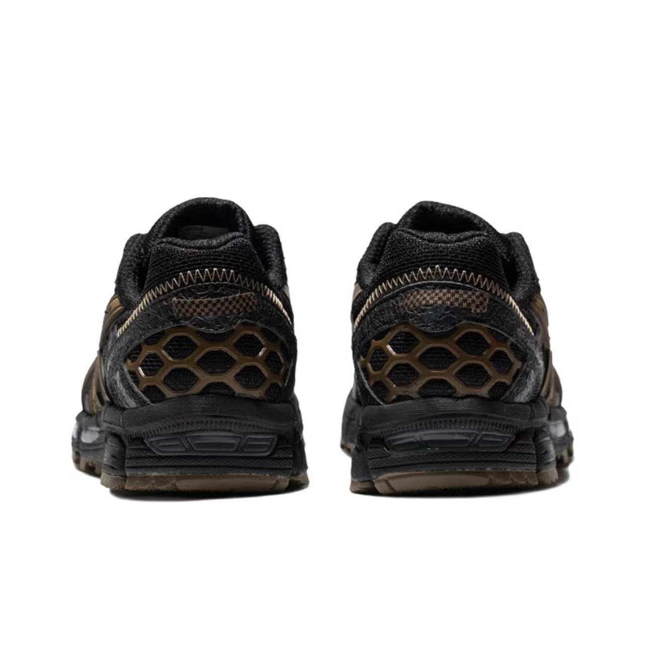 ASICS Gel-Kahana 8 Unisex Low-Top Trail Running Shoes – All Black & Brown | Comfortable, Breathable & Durable with AHAR+ Outsole