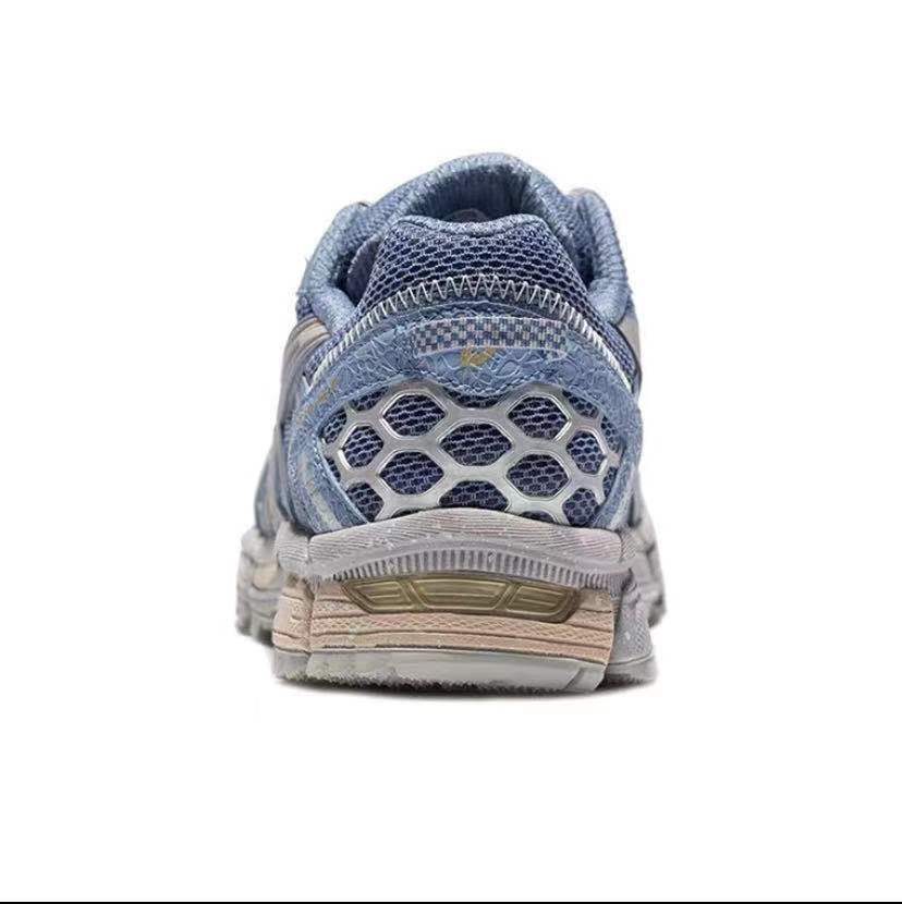 ASICS Gel-Kahana 8 Unisex Low-Top Trail Running Shoes – Gray, Blue & Brown | Comfortable, Breathable & Durable with AHAR+ Outsole
