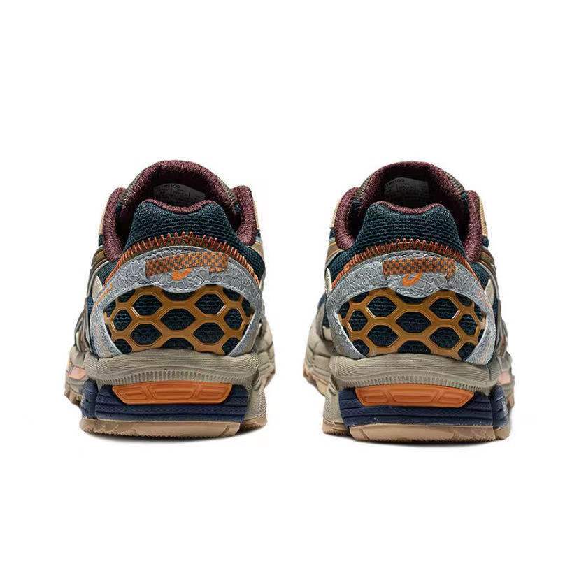 ASICS Gel-Kahana 8 Unisex Low-Top Trail Running Shoes – Dark Blue & Brown | Comfortable, Breathable & Durable with AHAR+ Outsole