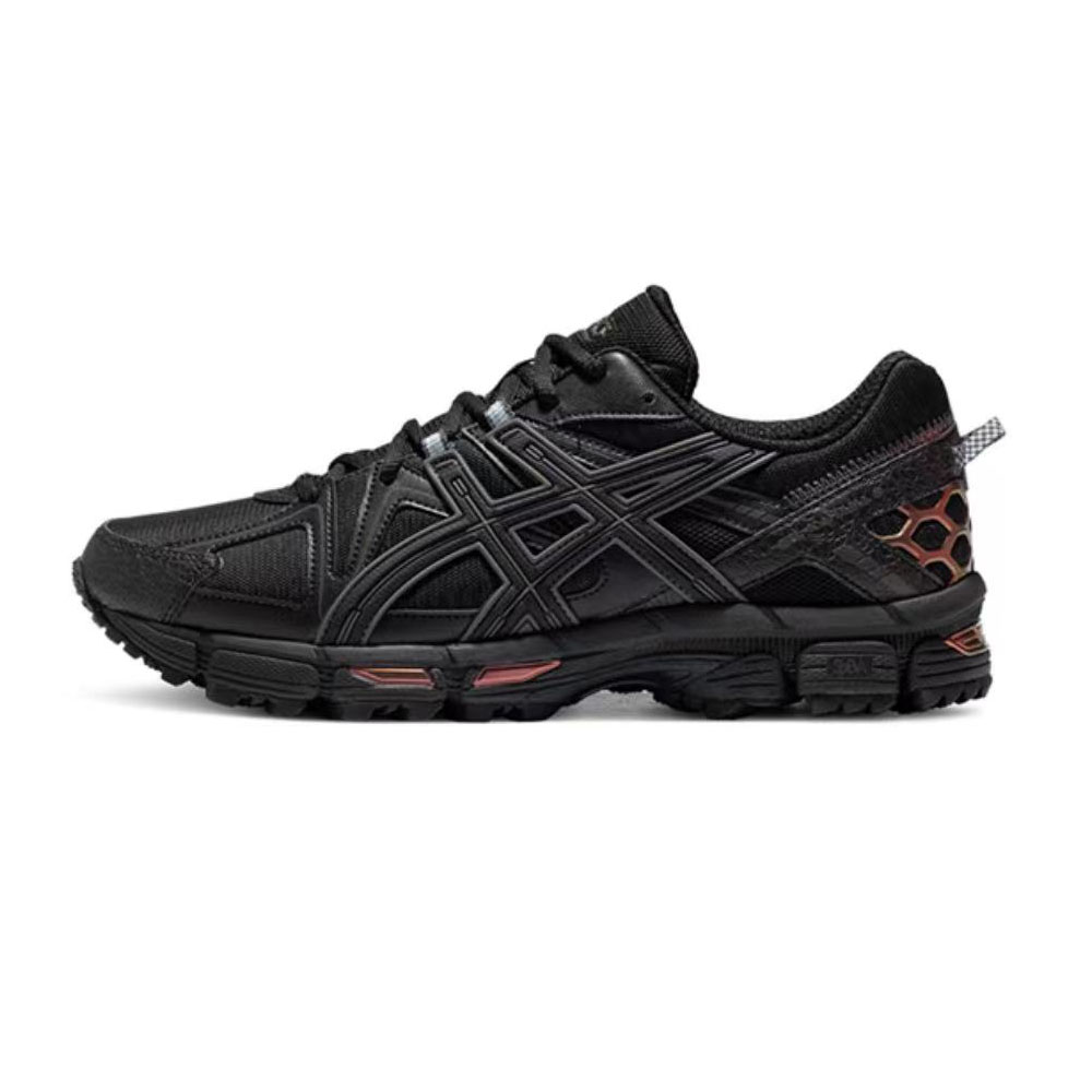 ASICS Gel-Kahana 8 Unisex Low-Top Trail Running Shoes – Black | Comfortable, Breathable & Durable with AHAR+ Outsole