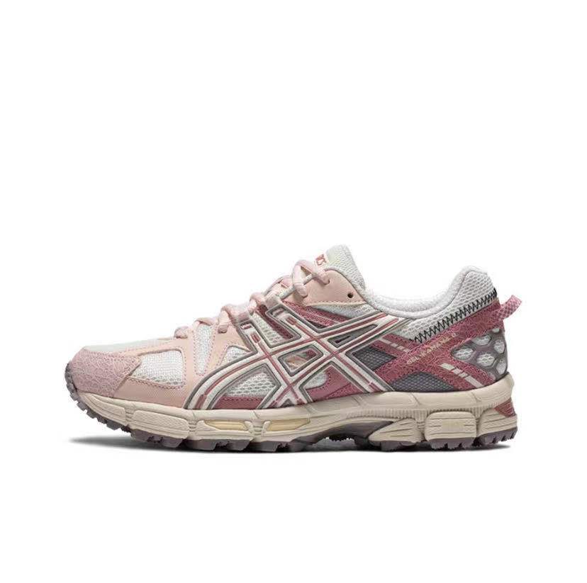 ASICS Gel-Kahana 8 Unisex Low-Top Trail Running Shoes – Pink | Comfortable, Breathable & Durable with AHAR+ Outsole