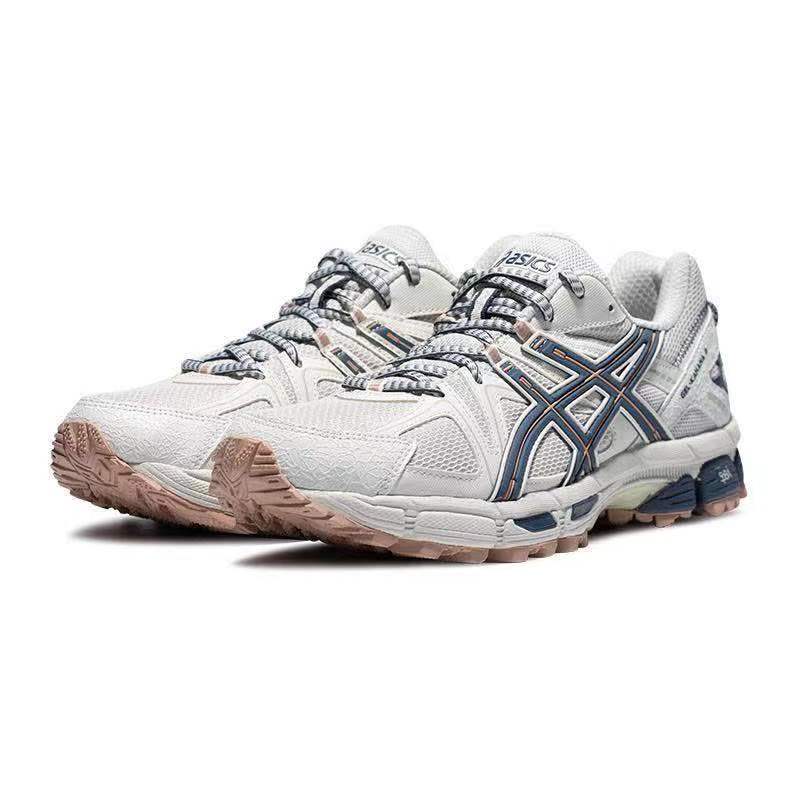 ASICS Gel-Kahana 8 Unisex Low-Top Trail Running Shoes – Light Gray | Comfortable, Breathable & Durable with AHAR+ Outsole
