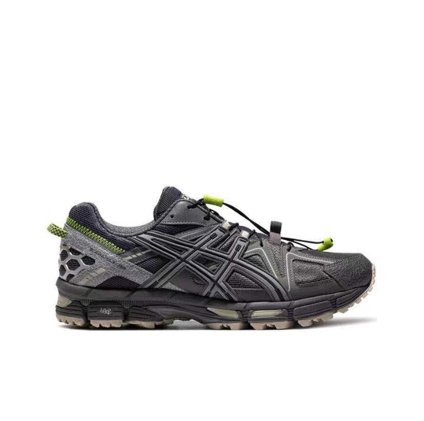 ASICS Gel-Kahana 8 Unisex Low-Top Trail Running Shoes – Dark Gray | Comfortable, Breathable & Durable with AHAR+ Outsole