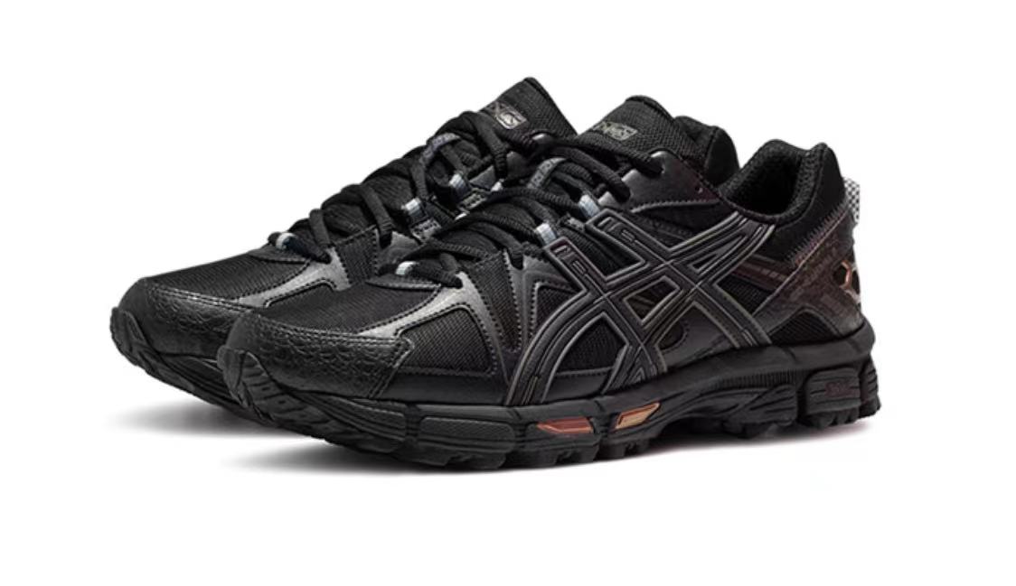 ASICS Gel-Kahana 8 Unisex Low-Top Trail Running Shoes – Black | Comfortable, Breathable & Durable with AHAR+ Outsole
