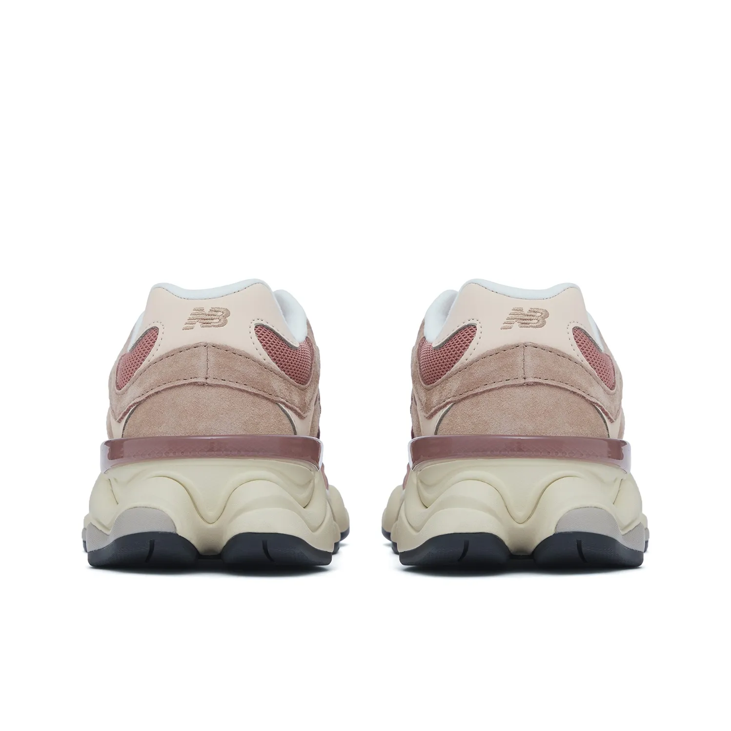 New Balance 9060 Wide Fit Sneakers – Men's & Women's Lifestyle Shoes – Dusty Pink & Brown