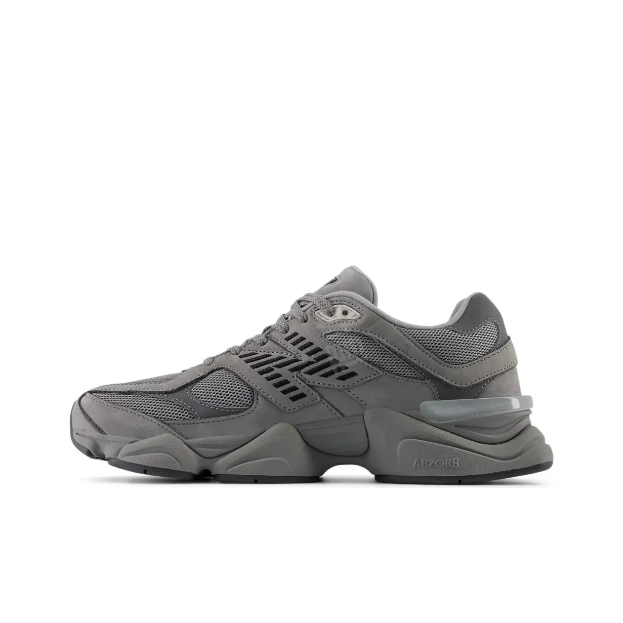 New Balance 9060 Unisex Trainers – Comfortable Low-Top Sneakers – Wide Fit – Gray