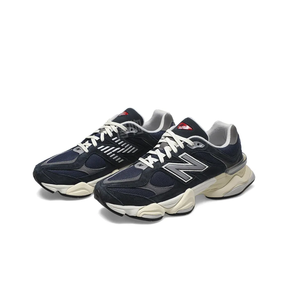 New Balance 9060 Wide Fit Sneakers – Men's & Women's Lifestyle Shoes – Dark Blue & White