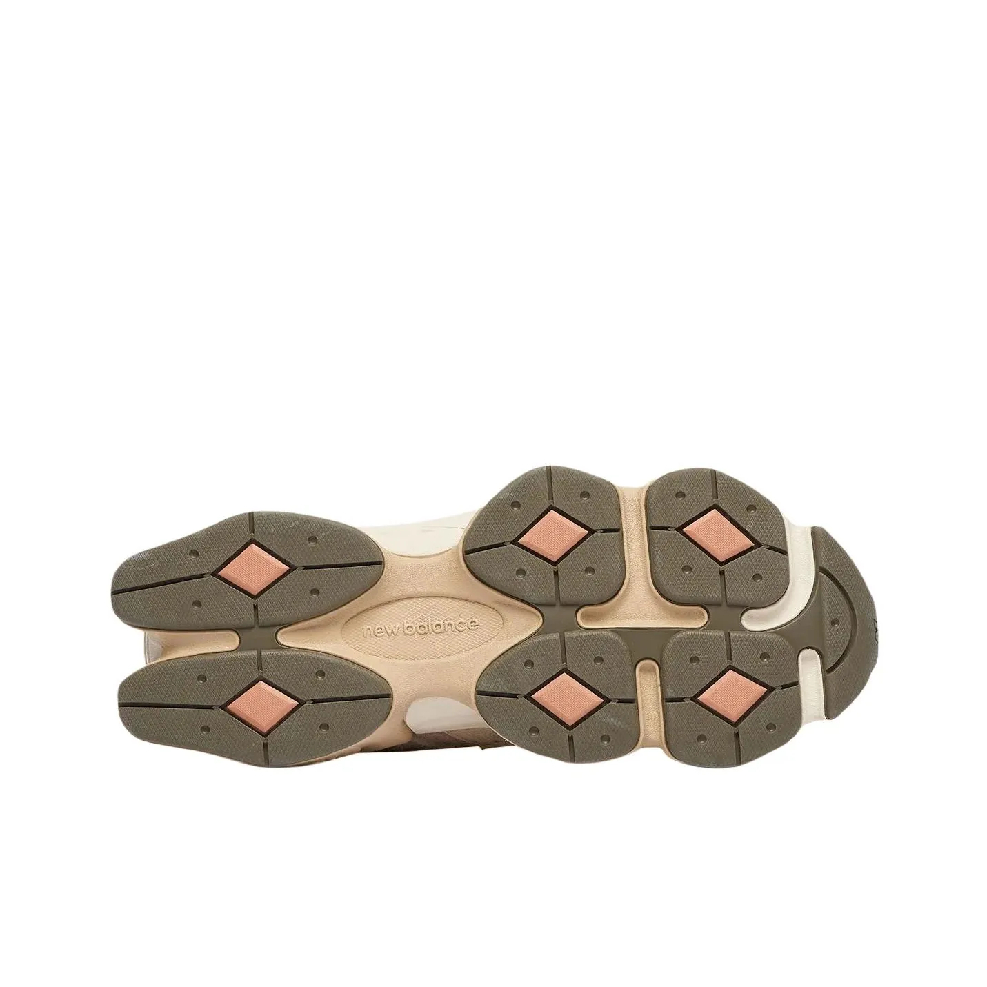 New Balance 9060 Wide Fit Sneakers – Men's & Women's Lifestyle Running Shoes – Brown and Soft Pink