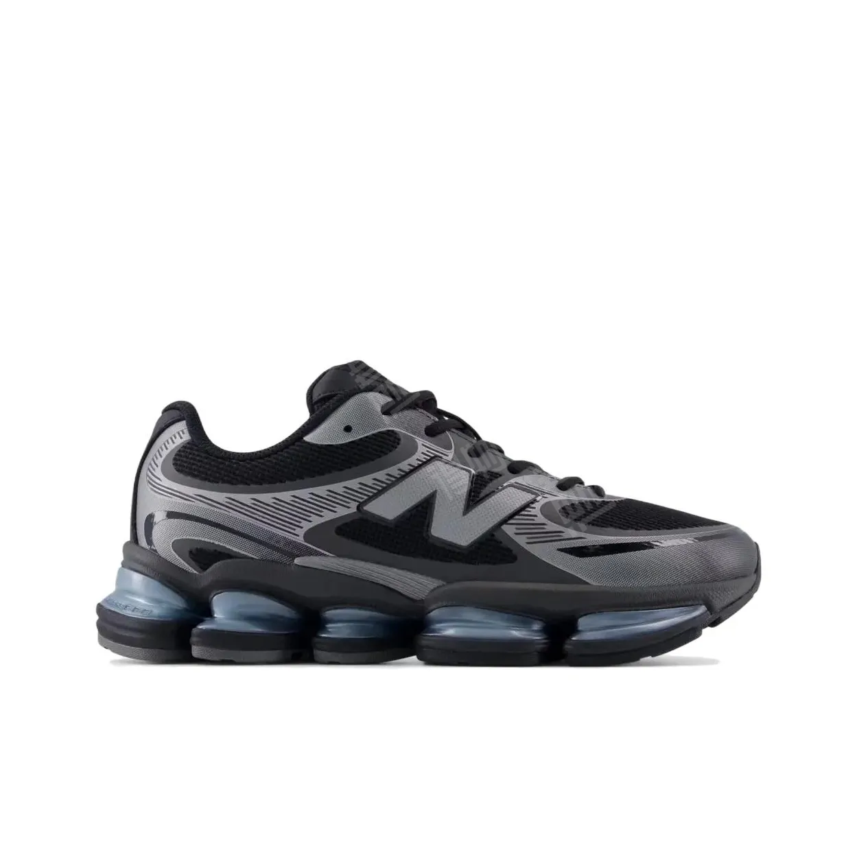 New Balance NB 2000 Unisex Low-Top Sneakers – Black & Gray | Comfortable, Durable & Perfect for Everyday Wear