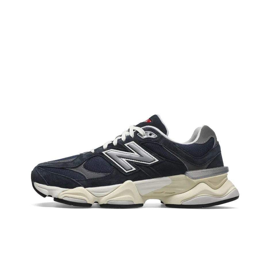 New Balance 9060 Wide Fit Sneakers – Men's & Women's Lifestyle Shoes – Dark Blue & White