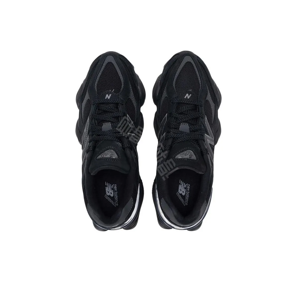 New Balance 9060 Unisex Sneakers – Black – Wide Fit – Low-Top Urban Running & Casual Commuter Shoes