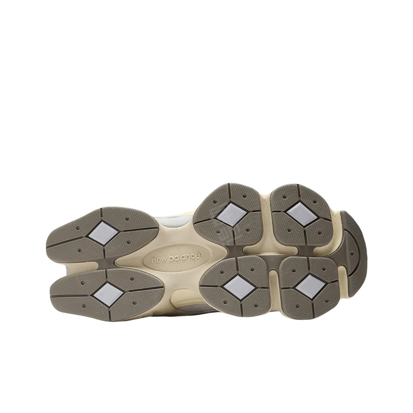 New Balance 9060 Unisex Sneakers – Beige/Blue – Wide Fit – Low-Top Urban Running & Casual Commuter Shoes