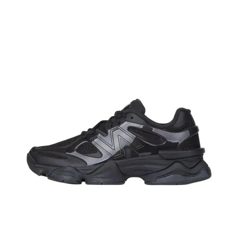 New Balance 9060 Unisex Trainers – Triple Black – Comfortable Wide Fit – Urban Street Style