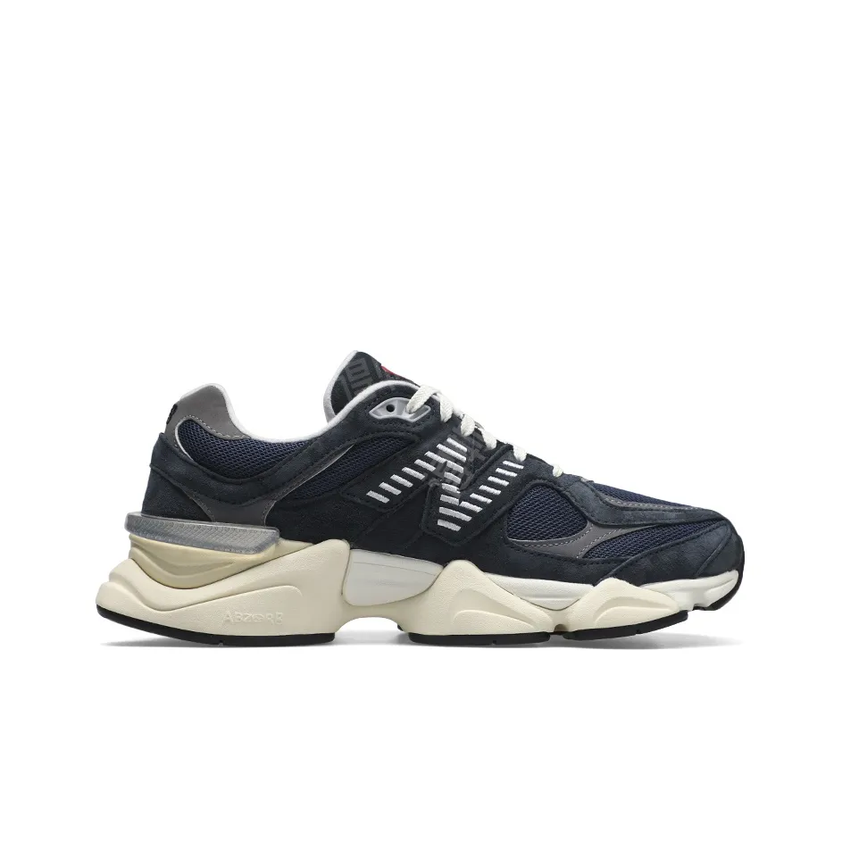 New Balance 9060 Wide Fit Sneakers – Men's & Women's Lifestyle Shoes – Dark Blue & White