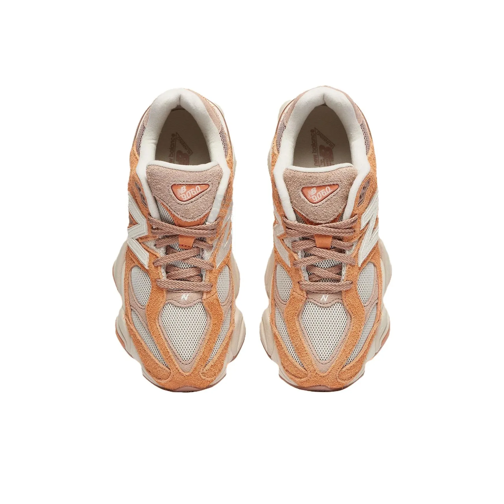 New Balance 9060 Unisex Sneakers – Copper Brown – Wide Fit – Low-Top Urban Running & Casual Commuter Shoes