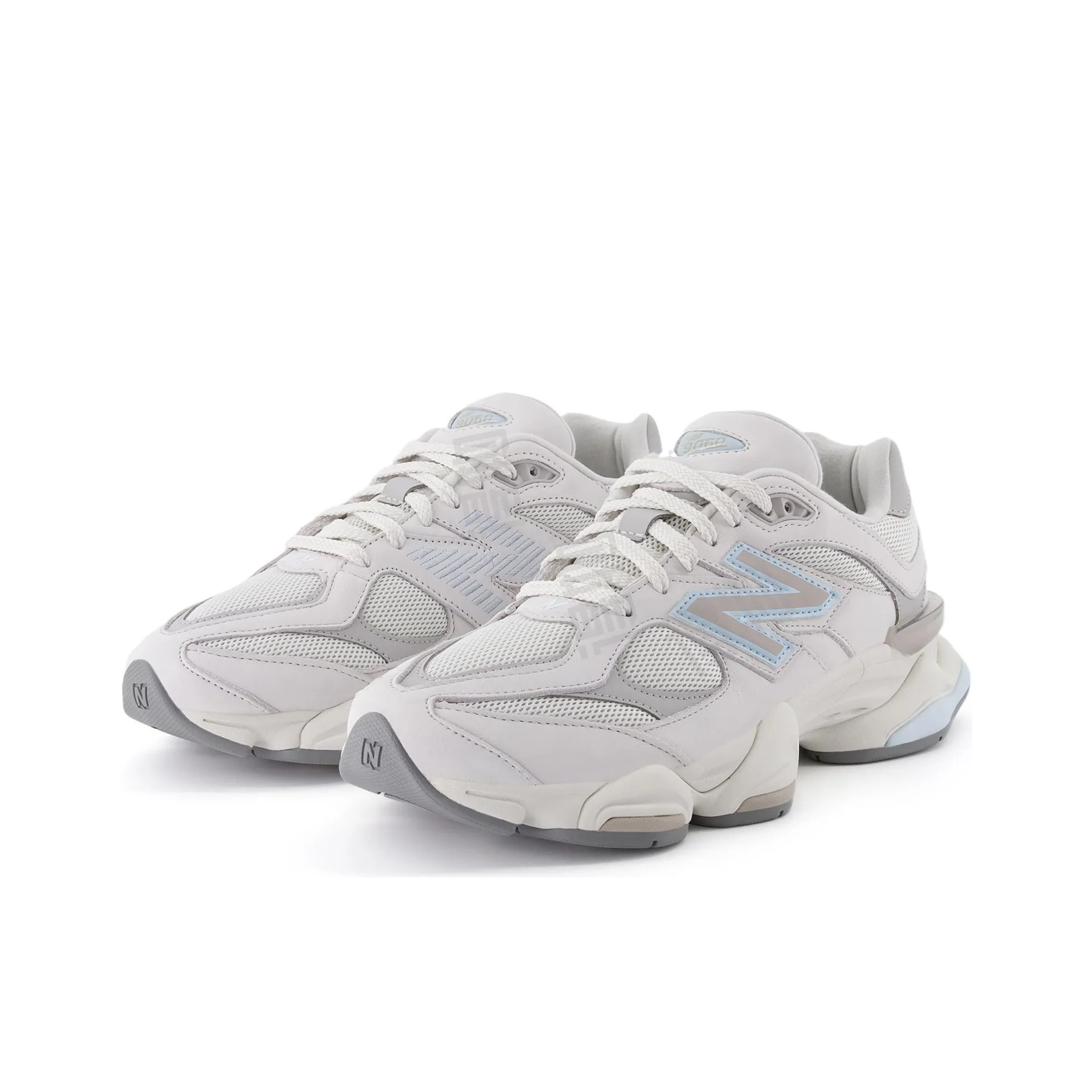 New Balance 9060 – Grey & White – Retro Street Style Sneakers – Unisex – Wide Fit