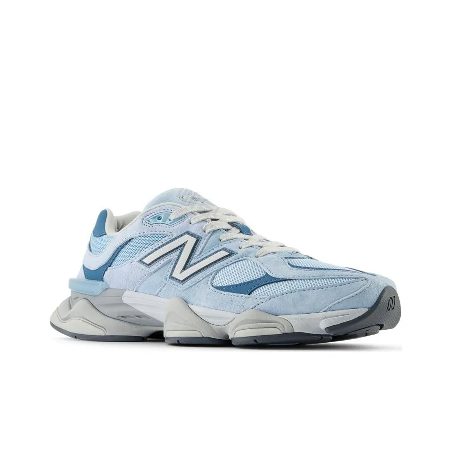 New Balance 9060 Unisex Sneakers – Blue/White – Wide Fit – Low-Top Urban Running & Casual Commuter Shoes