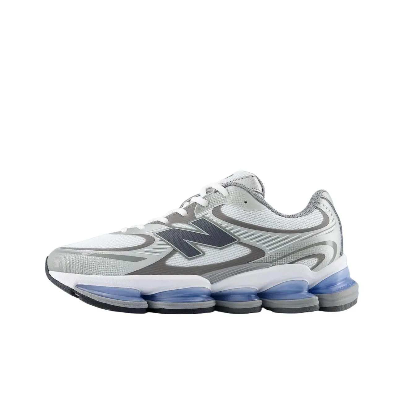 New Balance NB 2000 Unisex Low-Top Sneakers – White & Gray | Comfortable, Durable & Easy to Style