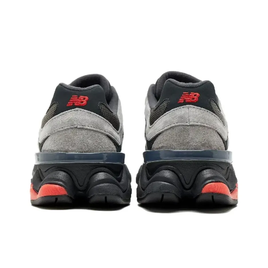 New Balance 9060 Unisex Sneakers – Gray/Black – Wide Fit – Low-Top Urban Running & Casual Commuter Shoes