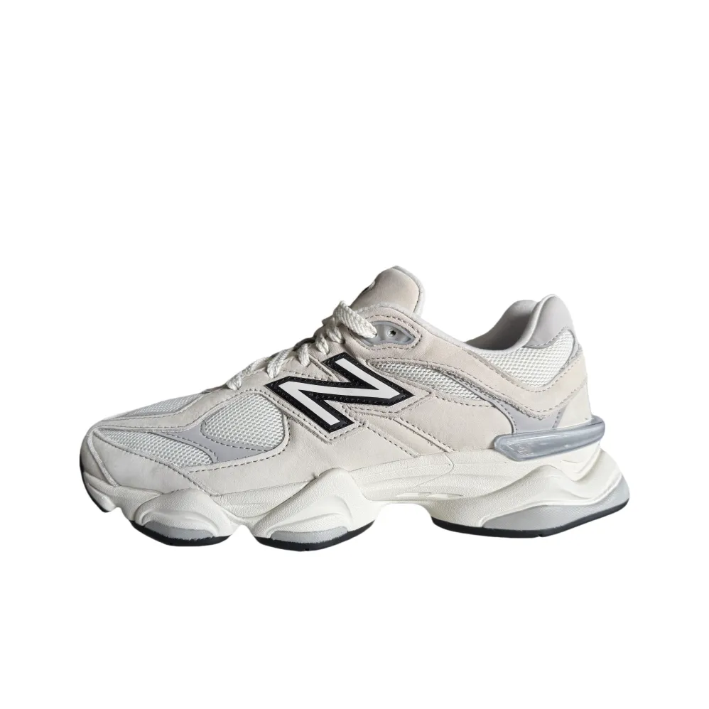New Balance 9060 Unisex Sneakers – Black/Gray/White – Wide Fit – Low-Top Urban Running & Casual Commuter Shoes
