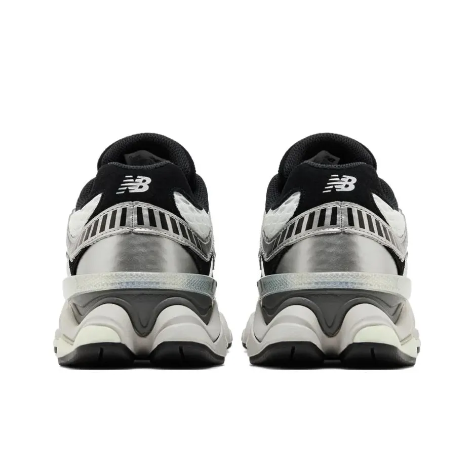 New Balance 9060 Unisex Sneakers – Silver Gray – Wide Fit – Low-Top Urban Running & Casual Commuter Shoes