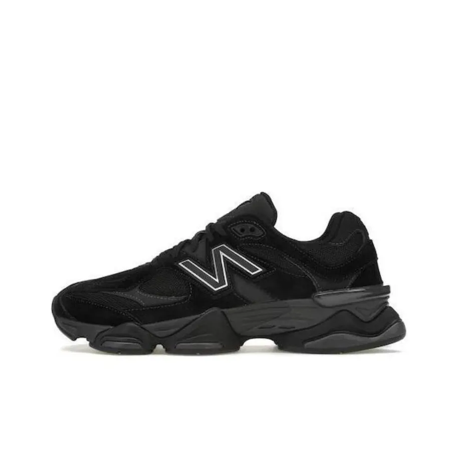 New Balance 9060 Unisex Sneakers – Black/White – Wide Fit – Low-Top Urban Running & Casual Commuter Shoes