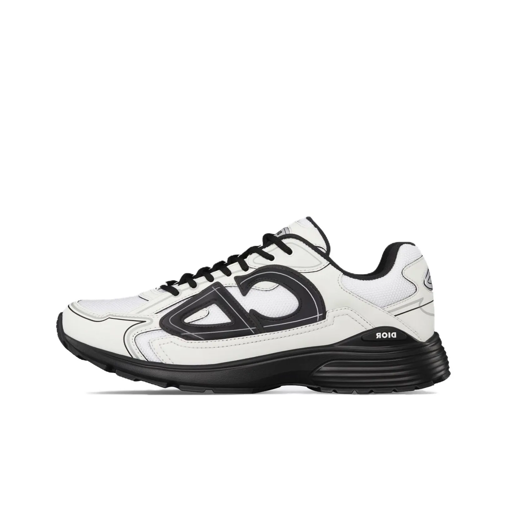 DIOR B30 Men's Low-Top Lifestyle Sneakers – White | Sleek Graphic Design, Premium Comfort & Modern Elegance