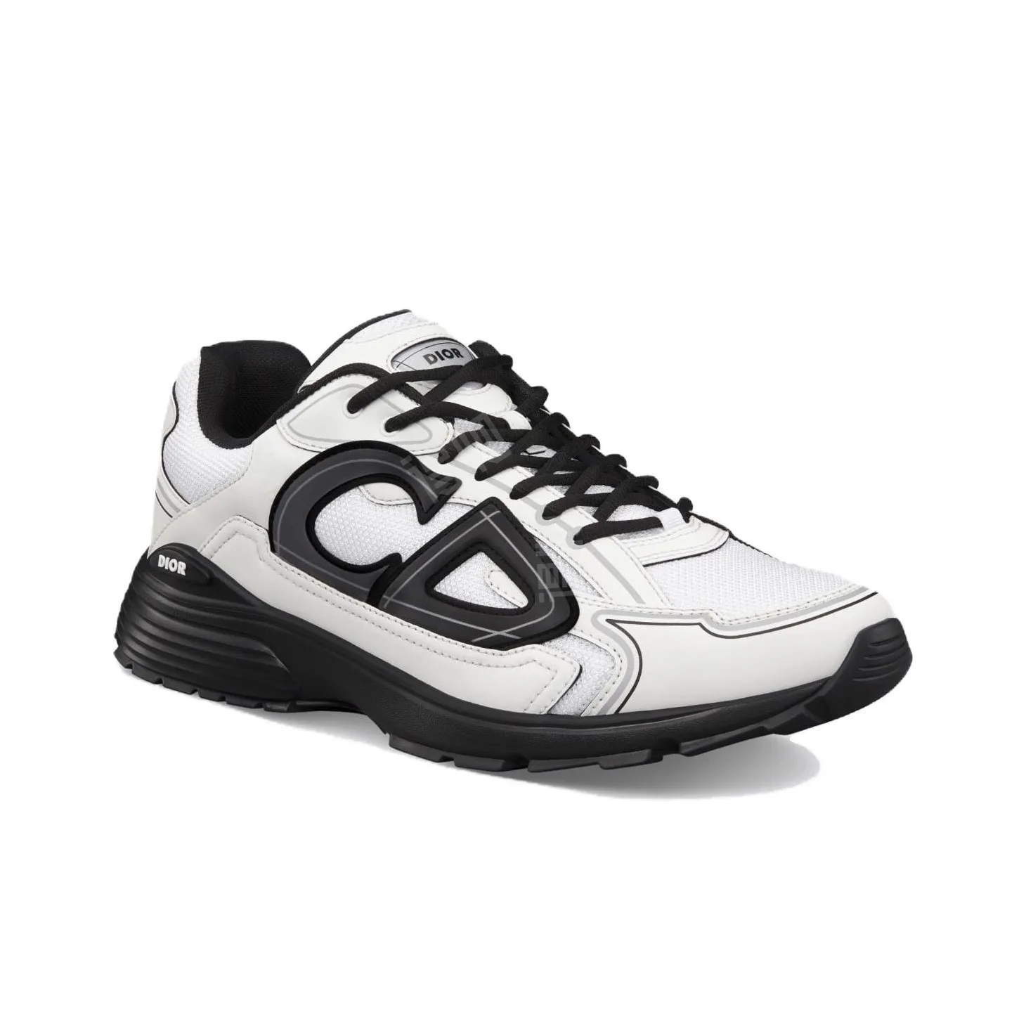 DIOR B30 Men's Low-Top Lifestyle Sneakers – White | Sleek Graphic Design, Premium Comfort & Modern Elegance