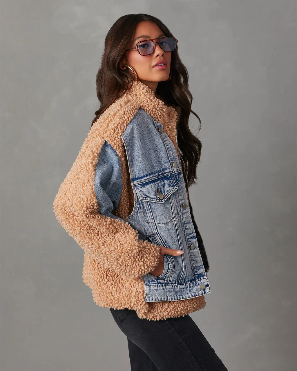 Hauser Denim Sherpa Jacket