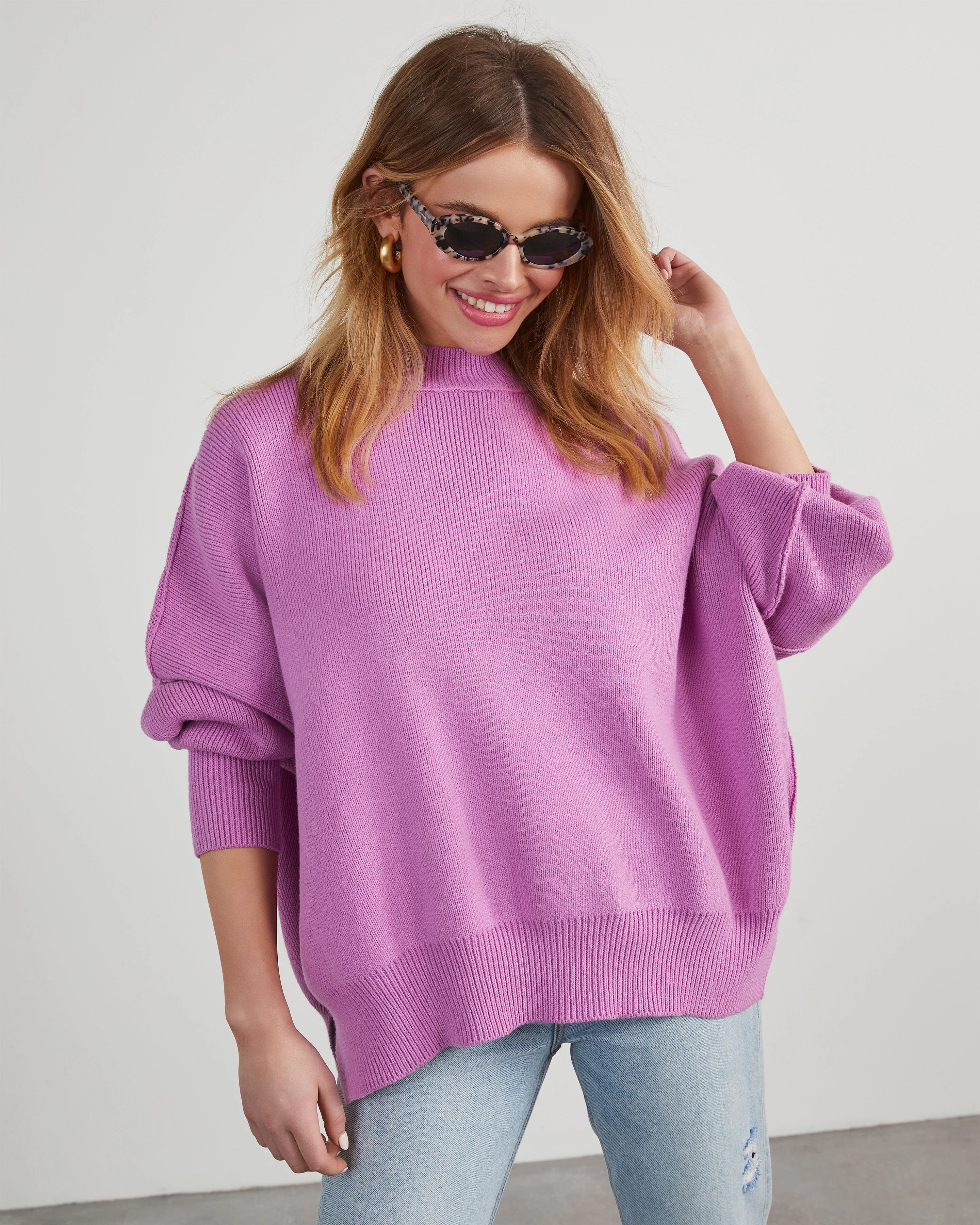 Elouise Knit Oversized Pullover Sweater