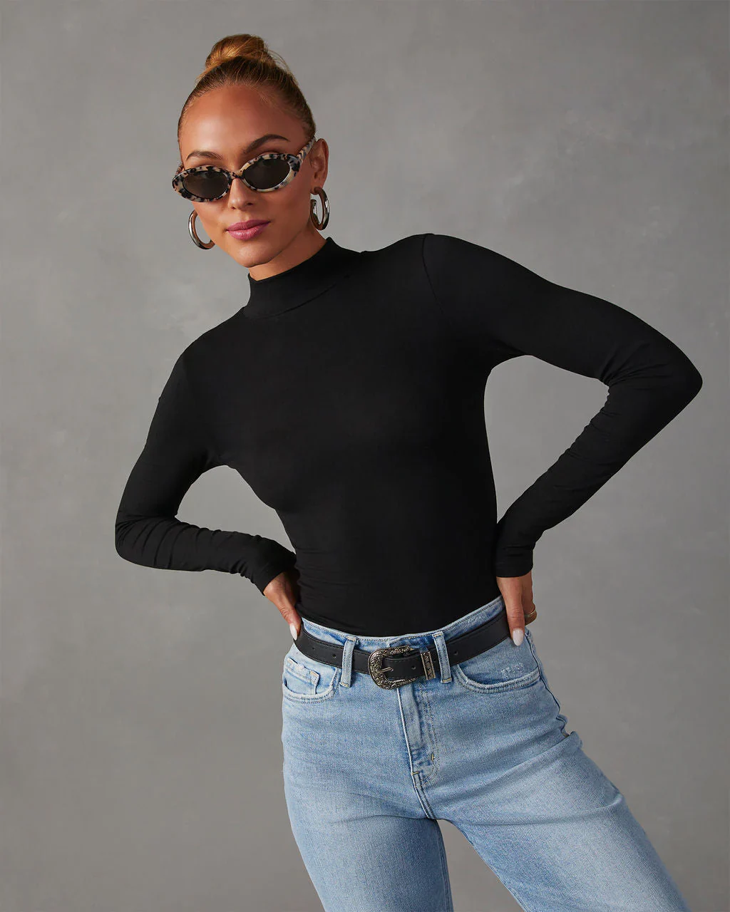 Day To Day Turtleneck Knit Top