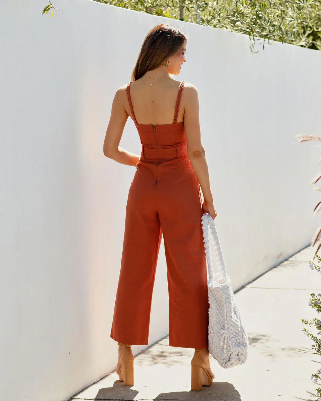 She Is Unstoppable Cotton Pocketed Jumpsuit