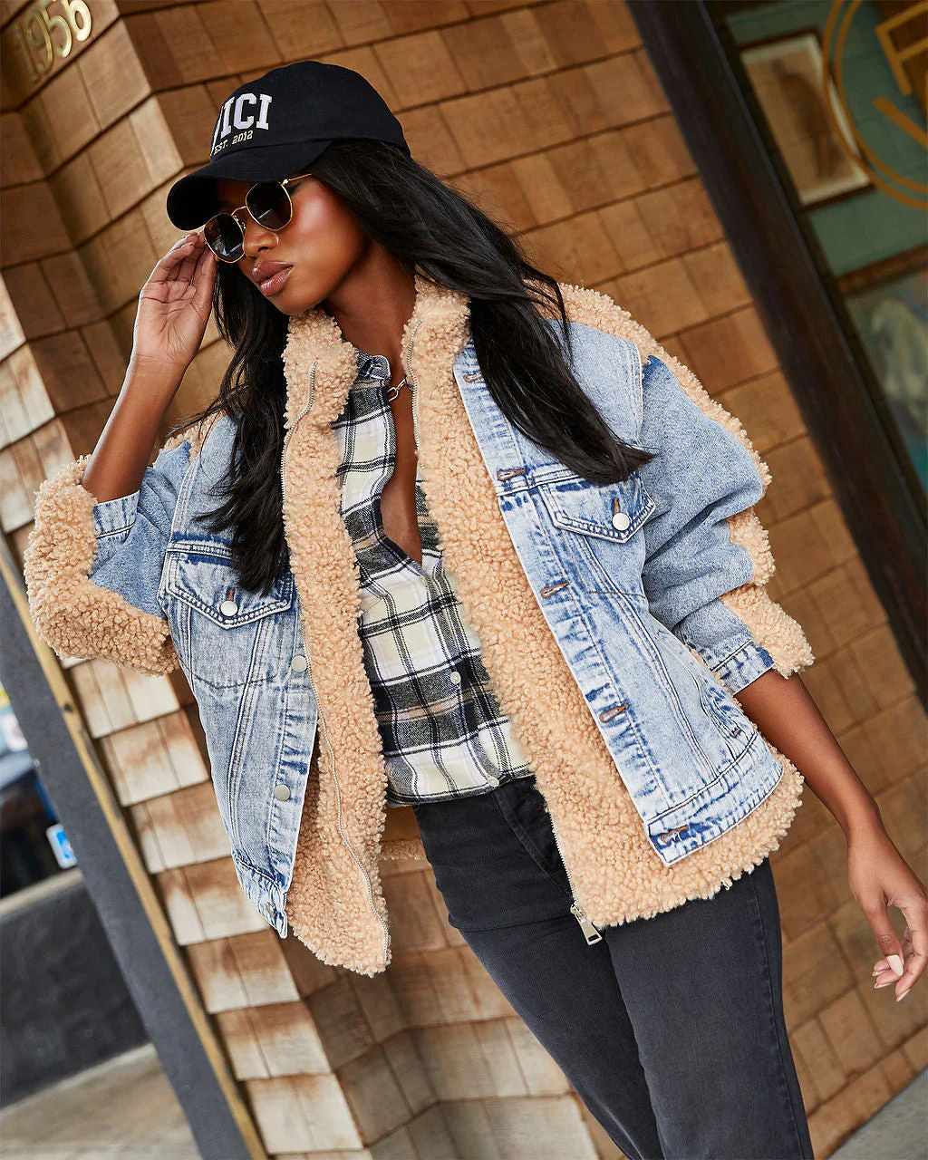 Hauser Denim Sherpa Jacket