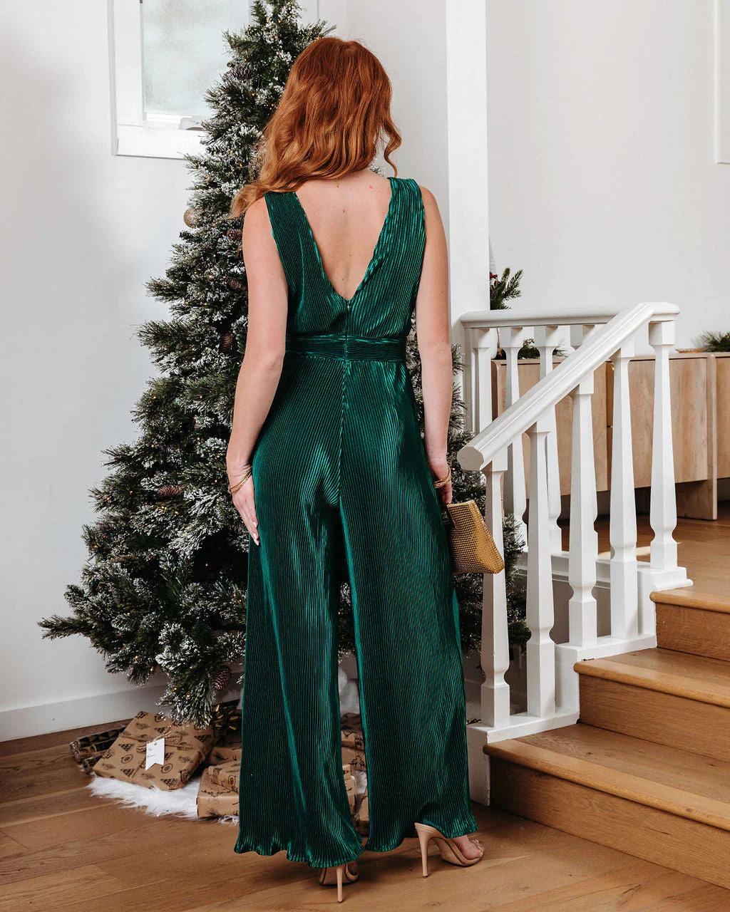 Midnight Love Plisse Jumpsuit