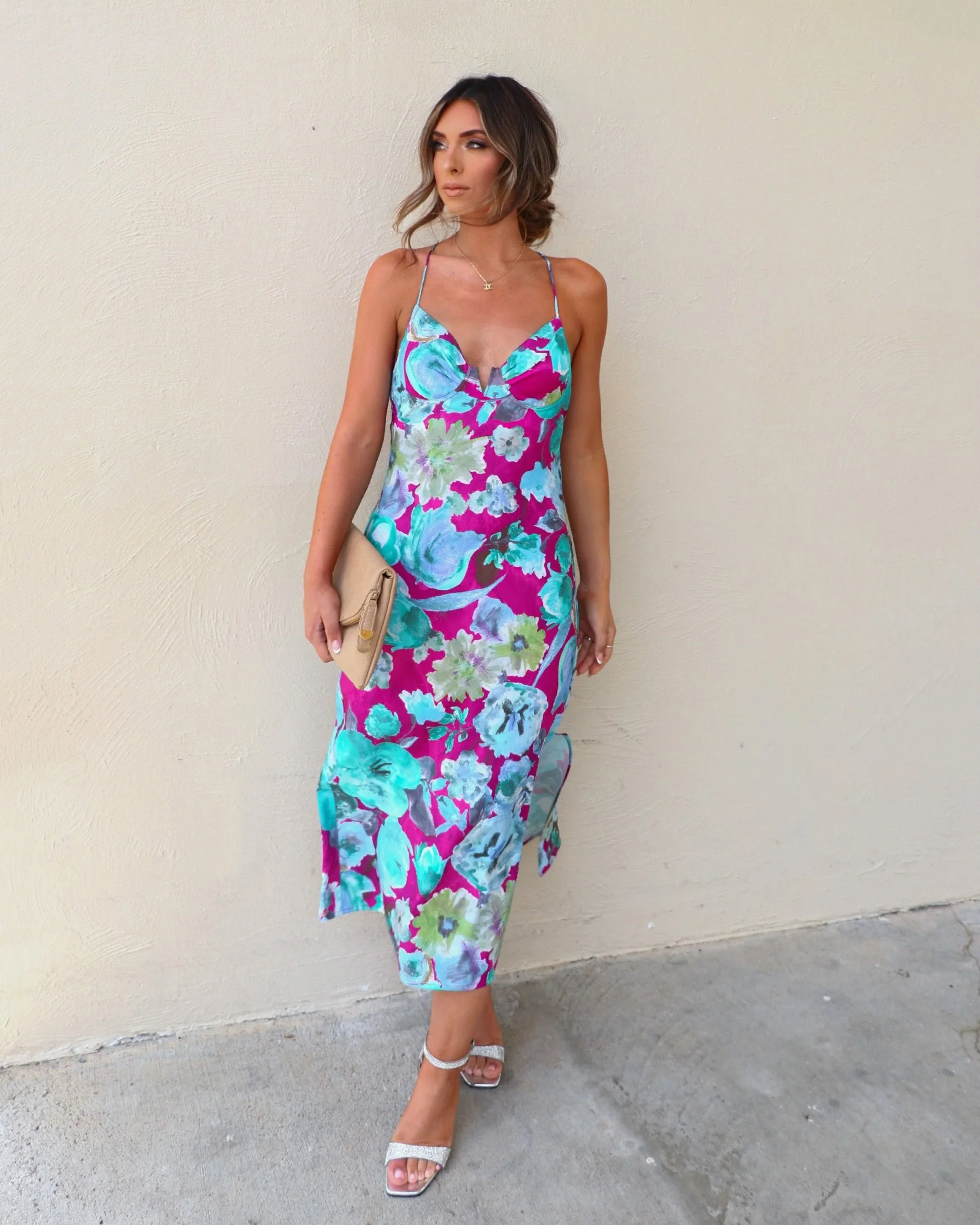 Sako Floral Midi Dress