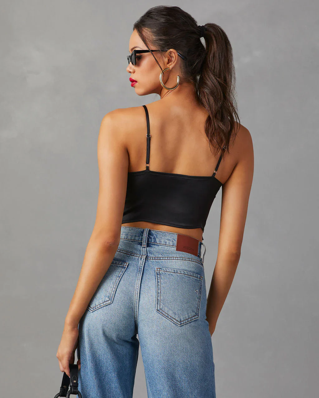 First Impression Satin Sleeveless Top