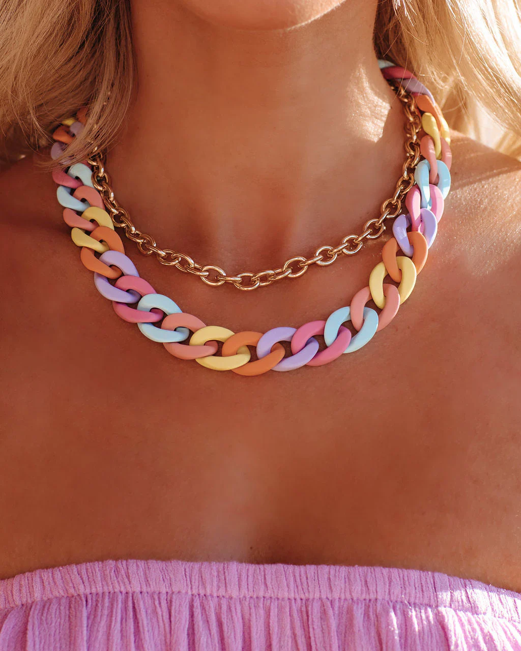 Like Candy Layered Chain Necklace