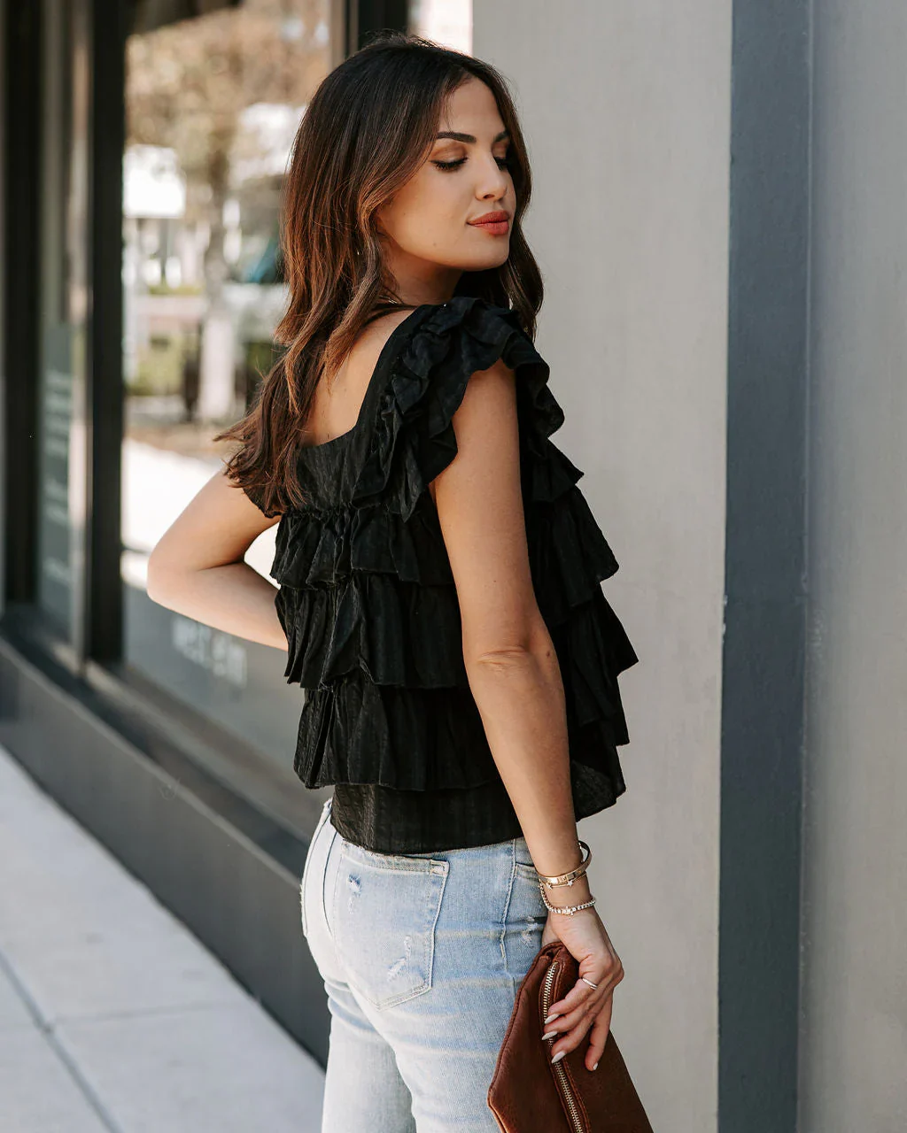 Piedmont Cotton Tiered Top