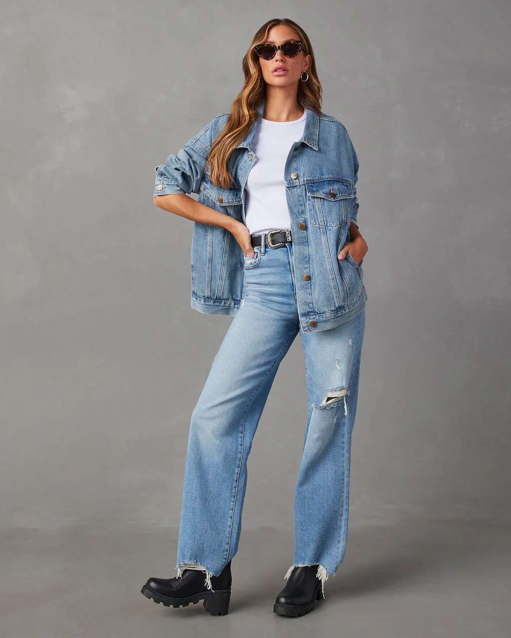 Laredo Oversized Denim Jacket