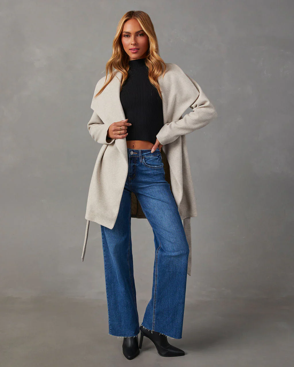 Raigan Belted Wrap Coat