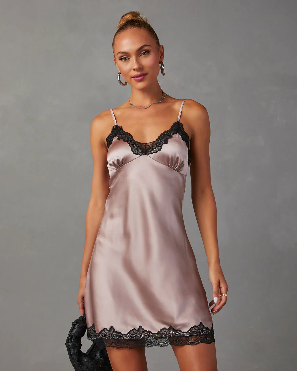 Nanette Satin Slip Mini Dress