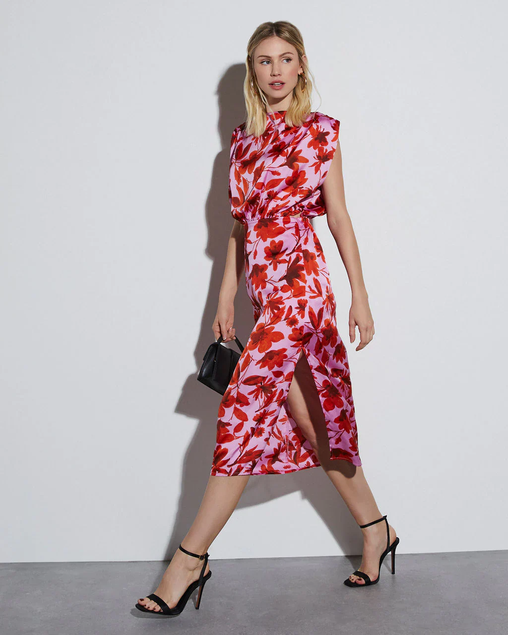 Garden Goddess Printed Midi Dress