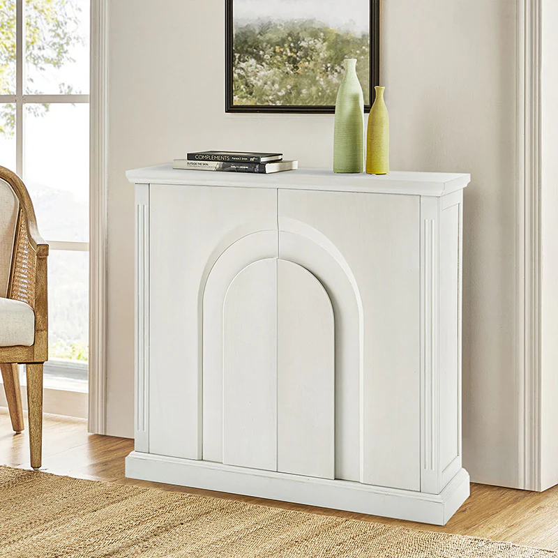 Lorenz 35 Tall 2 - Door Accent Cabinet With Adjustable Shelves